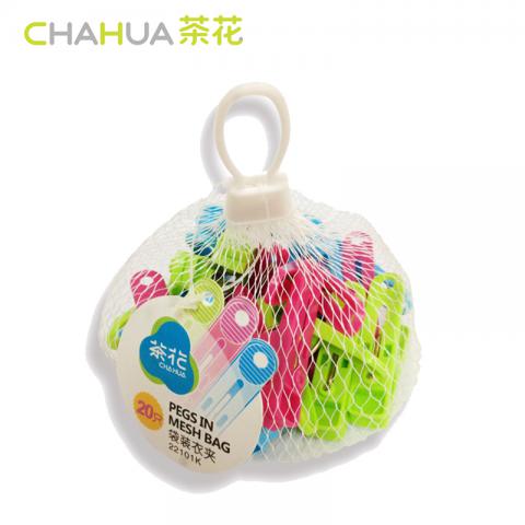 茶花(CHAHUA)袋装衣夹(1*2...